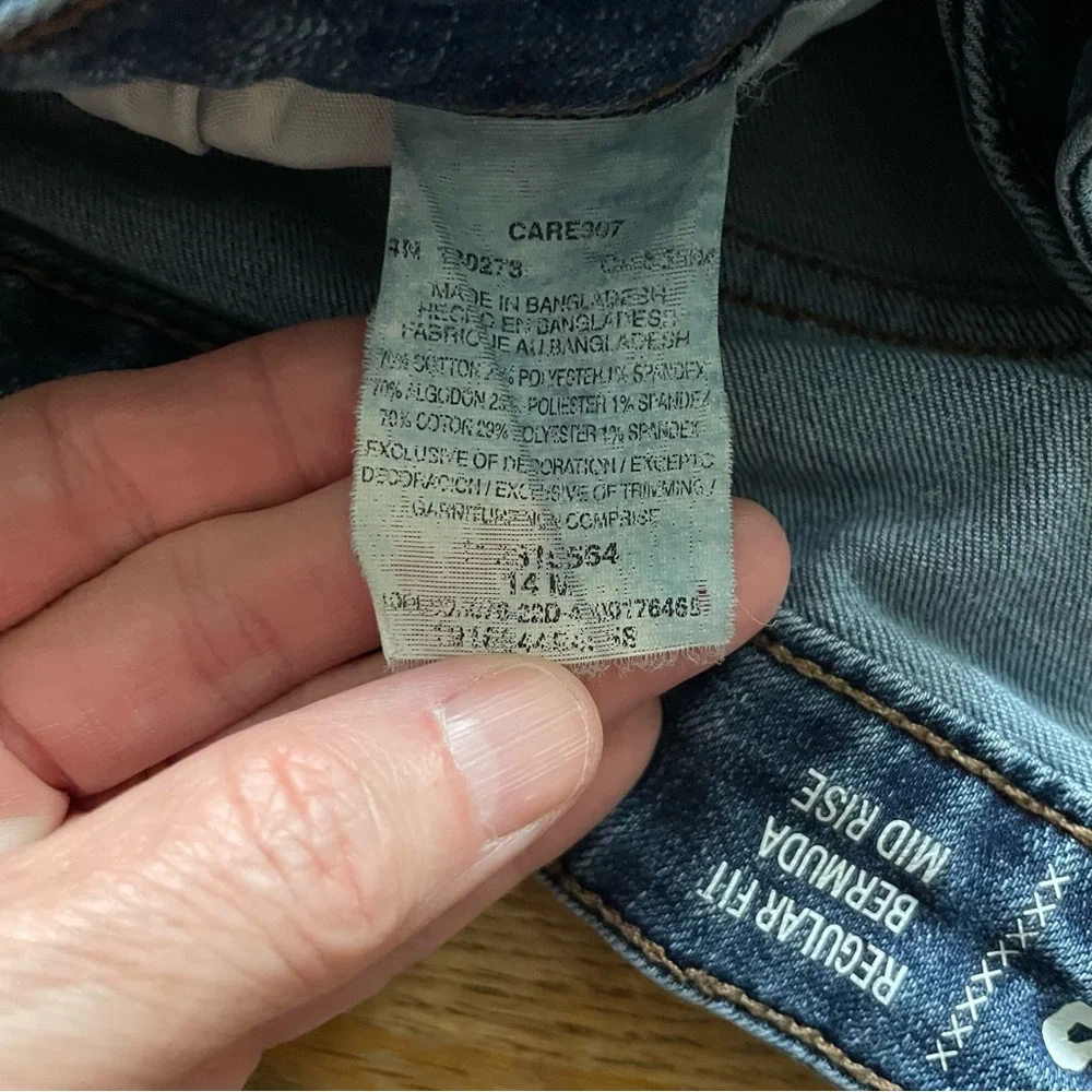 Lee Mid Rise Bermuda Denim Shorts - Picture 4 of 9